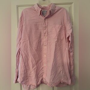 Saddlebred Oxford Classic Fit Cotton Sz XL Pink Button Down Men’s